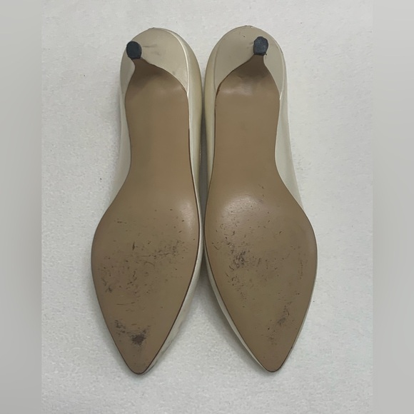 VINTAGE DYEABLES IVORY HEELS - SZ. 7 1/2 D - Picture 9 of 9